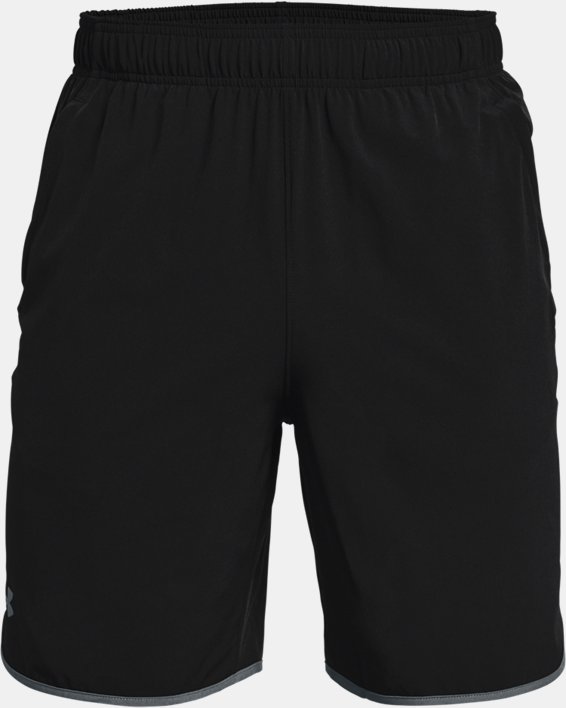 Men's UA HIIT Woven Shorts, Black, pdpMainDesktop image number 4